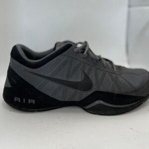 Nike Air Ring Leader Low Sneakers Men's 12 Gray Black Basketball Shoe 488102-002